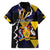 Personalized Barbados Emancipation Day Hawaiian Shirt Luxury Gold Trident - Wonder Print Shop