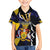 Personalized Barbados Emancipation Day Hawaiian Shirt Luxury Gold Trident - Wonder Print Shop
