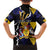 Personalized Barbados Emancipation Day Hawaiian Shirt Luxury Gold Trident - Wonder Print Shop