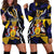 Personalized Barbados Emancipation Day Hoodie Dress Luxury Gold Trident - Wonder Print Shop