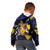 Personalized Barbados Emancipation Day Kid Hoodie Luxury Gold Trident - Wonder Print Shop