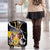 Barbados Emancipation Day Luggage Cover Luxury Gold Trident - Wonder Print Shop
