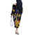 Personalized Barbados Emancipation Day Off The Shoulder Long Sleeve Dress Luxury Gold Trident - Wonder Print Shop