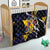 Barbados Emancipation Day Quilt Luxury Gold Trident - Wonder Print Shop