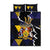Barbados Emancipation Day Quilt Bed Set Luxury Gold Trident - Wonder Print Shop