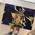 Barbados Emancipation Day Rubber Doormat Luxury Gold Trident - Wonder Print Shop