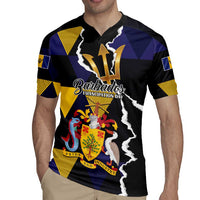 Personalized Barbados Emancipation Day Rugby Jersey Luxury Gold Trident - Wonder Print Shop
