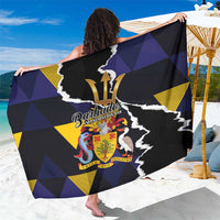Barbados Emancipation Day Sarong Luxury Gold Trident - Wonder Print Shop