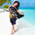 Barbados Emancipation Day Sarong Luxury Gold Trident - Wonder Print Shop