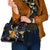 Barbados Emancipation Day Shoulder Handbag Luxury Gold Trident - Wonder Print Shop