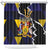 Barbados Emancipation Day Shower Curtain Luxury Gold Trident - Wonder Print Shop