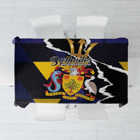 Barbados Emancipation Day Tablecloth Luxury Gold Trident - Wonder Print Shop