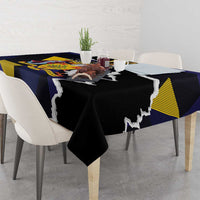 Barbados Emancipation Day Tablecloth Luxury Gold Trident - Wonder Print Shop