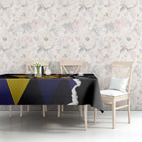 Barbados Emancipation Day Tablecloth Luxury Gold Trident - Wonder Print Shop