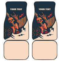 Rock and Roll Skull Guitar Car Mats Welsh Dragon - Wonder Print Shop