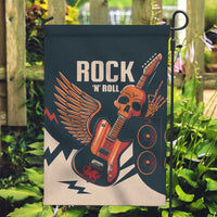 Rock and Roll Skull Guitar Garden Flag Welsh Dragon - Wonder Print Shop