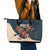 Rock and Roll Skull Guitar Leather Tote Bag Welsh Dragon - Wonder Print Shop