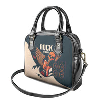 Rock and Roll Skull Guitar Shoulder Handbag Welsh Dragon