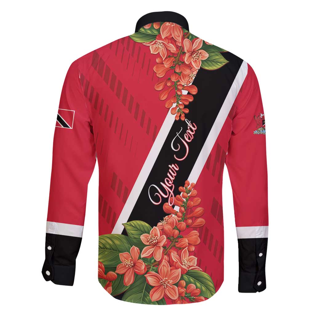 Trinidad and Tobago Family Matching Summer Maxi Dress and Hawaiian Shirt Scarlet Ibis With Chaconia Flower - Wonder Print Shop