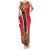Trinidad and Tobago Family Matching Tank Maxi Dress and Hawaiian Shirt Scarlet Ibis With Chaconia Flower - Wonder Print Shop