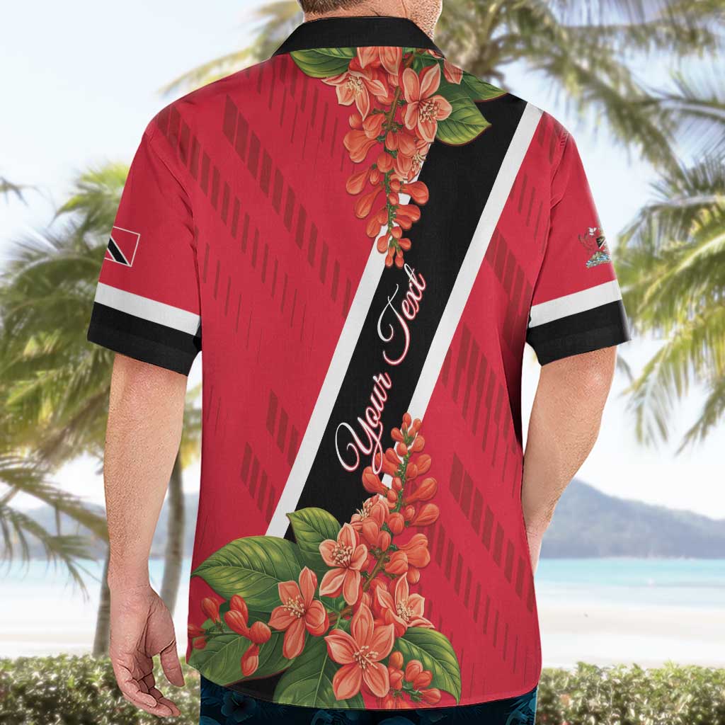 Trinidad and Tobago Hawaiian Shirt Scarlet Ibis With Chaconia Flower - Wonder Print Shop