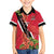 Trinidad and Tobago Kid Hawaiian Shirt Scarlet Ibis With Chaconia Flower - Wonder Print Shop
