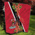 Trinidad and Tobago Quilt Scarlet Ibis With Chaconia Flower - Wonder Print Shop