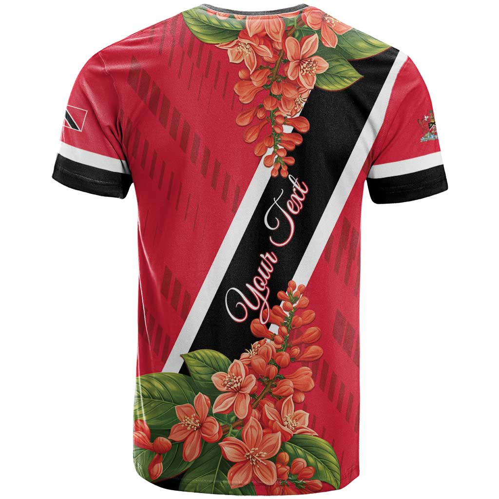Trinidad and Tobago T Shirt Scarlet Ibis With Chaconia Flower - Wonder Print Shop