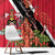 Trinidad and Tobago Window Curtain Scarlet Ibis With Chaconia Flower - Wonder Print Shop