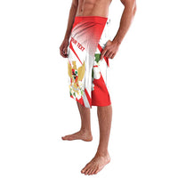 Indonesia Lavalava Javan Hawk Eagle Melati Flower - Wonder Print Shop