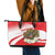 Indonesia Leather Tote Bag Javan Hawk Eagle Melati Flower - Wonder Print Shop