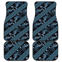 Indonesia Batik Pattern Car Mats Blue Version - Wonder Print Shop