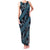 Indonesia Batik Pattern Family Matching Tank Maxi Dress and Hawaiian Shirt Blue Version - Wonder Print Shop