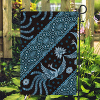 Indonesia Batik Pattern Garden Flag Blue Version - Wonder Print Shop