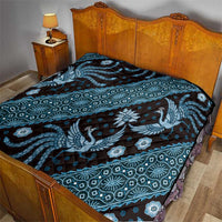Indonesia Batik Pattern Quilt Blue Version - Wonder Print Shop