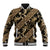 Indonesia Batik Pattern Baseball Jacket Gold Version - Wonder Print Shop