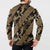 Indonesia Batik Pattern Button Sweatshirt Gold Version - Wonder Print Shop