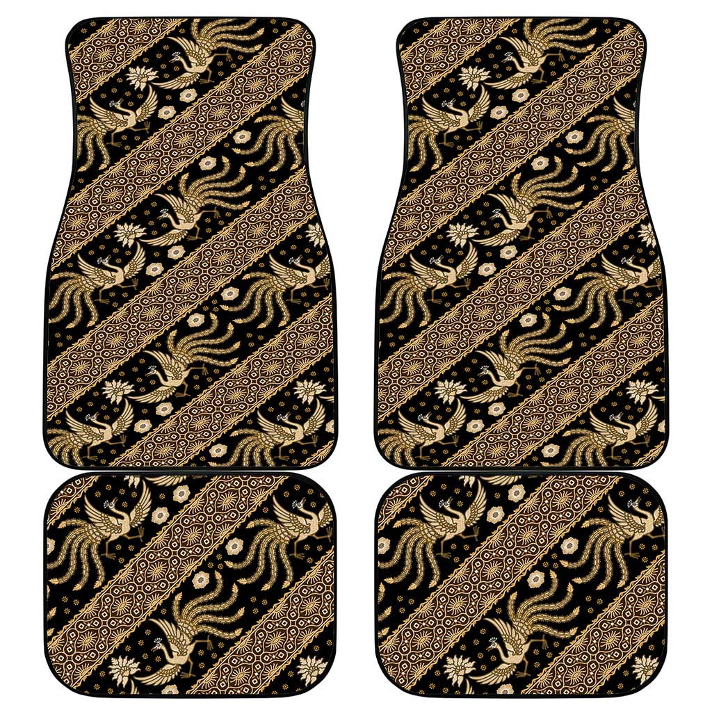 Indonesia Batik Pattern Car Mats Gold Version - Wonder Print Shop