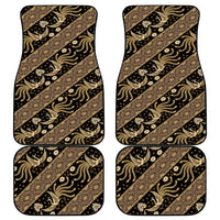 Indonesia Batik Pattern Car Mats Gold Version - Wonder Print Shop