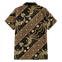 Indonesia Batik Pattern Hawaiian Shirt Gold Version - Wonder Print Shop