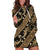 Indonesia Batik Pattern Hoodie Dress Gold Version - Wonder Print Shop