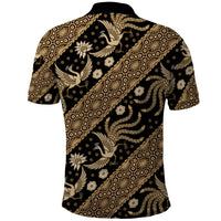 Indonesia Batik Pattern Polo Shirt Gold Version - Wonder Print Shop