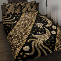 Indonesia Batik Pattern Quilt Bed Set Gold Version - Wonder Print Shop