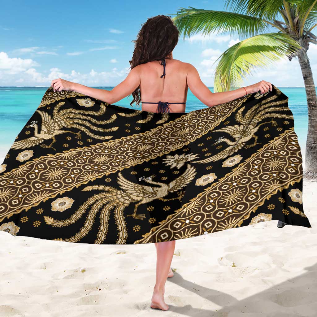 Indonesia Batik Pattern Sarong Gold Version - Wonder Print Shop