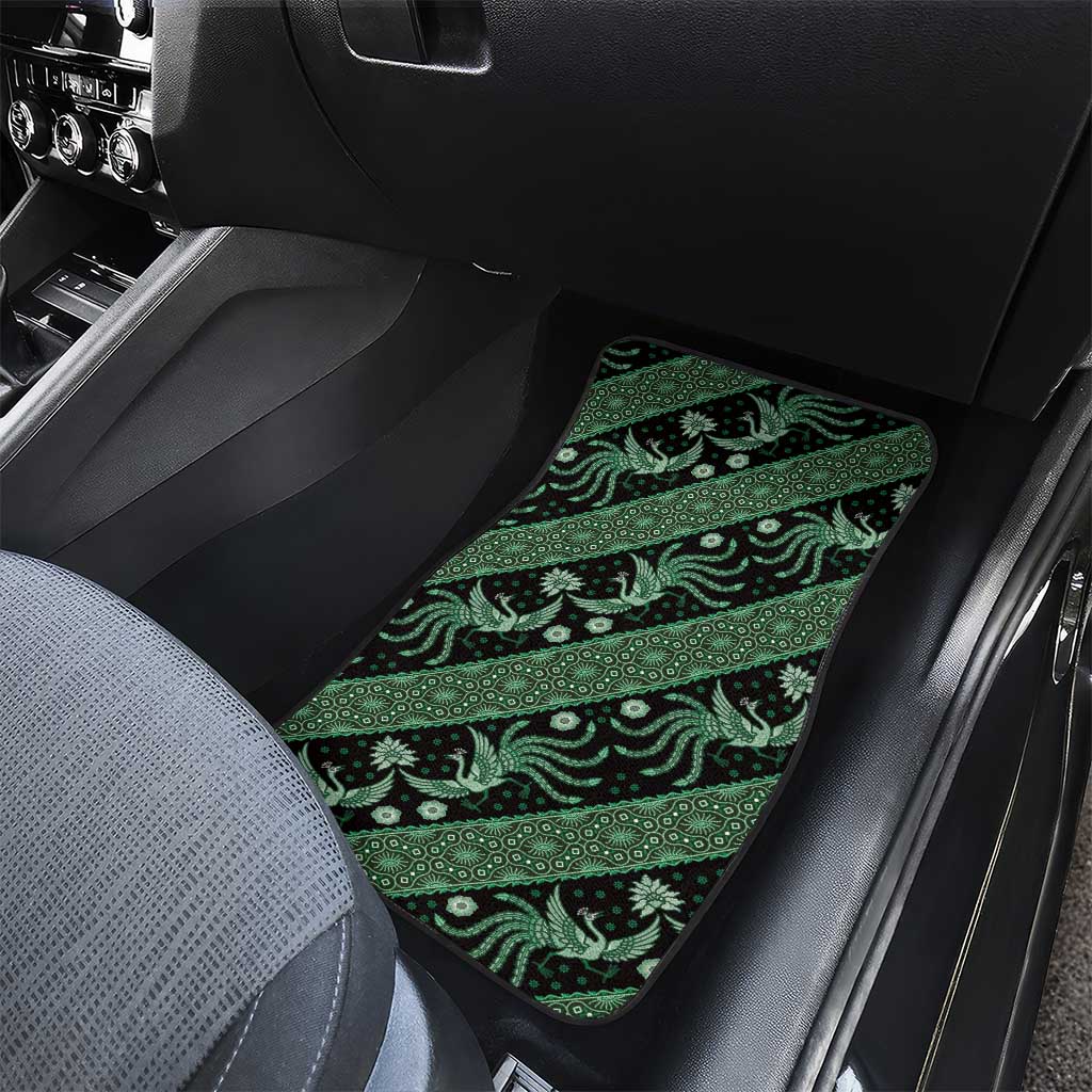 Indonesia Batik Pattern Car Mats Green Version - Wonder Print Shop
