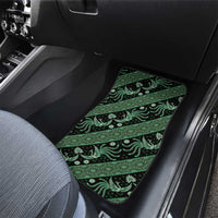 Indonesia Batik Pattern Car Mats Green Version - Wonder Print Shop