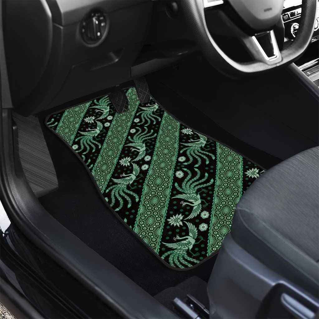 Indonesia Batik Pattern Car Mats Green Version - Wonder Print Shop