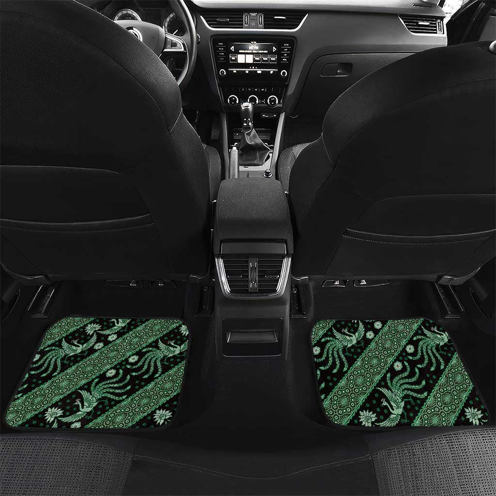 Indonesia Batik Pattern Car Mats Green Version - Wonder Print Shop