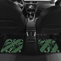 Indonesia Batik Pattern Car Mats Green Version - Wonder Print Shop