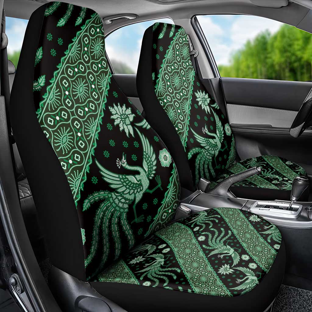 Indonesia Batik Pattern Car Seat Cover Green Version - Wonder Print Shop